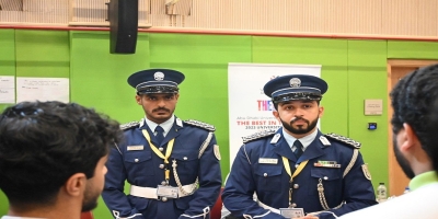 كلية الشرطة تشارك في معرض الجامعات السنوي