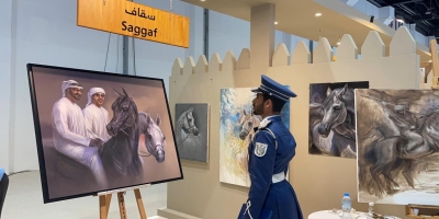 طلبة كلية الشرطة يزورون المعرض الدولي للصيد والفروسية (أبوظبي 2023)